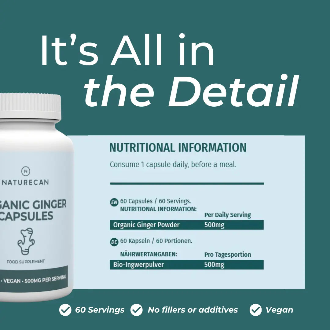 Naturecan 台灣 有機生薑膠囊