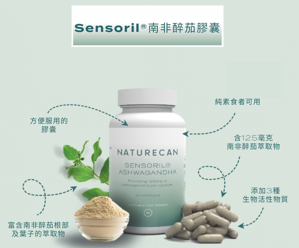 Sensoril Supplements Sensoril®南非醉茄膠囊(Ashwagandha) - 60顆/120顆/180顆| Naturecan台灣官方網站 ...