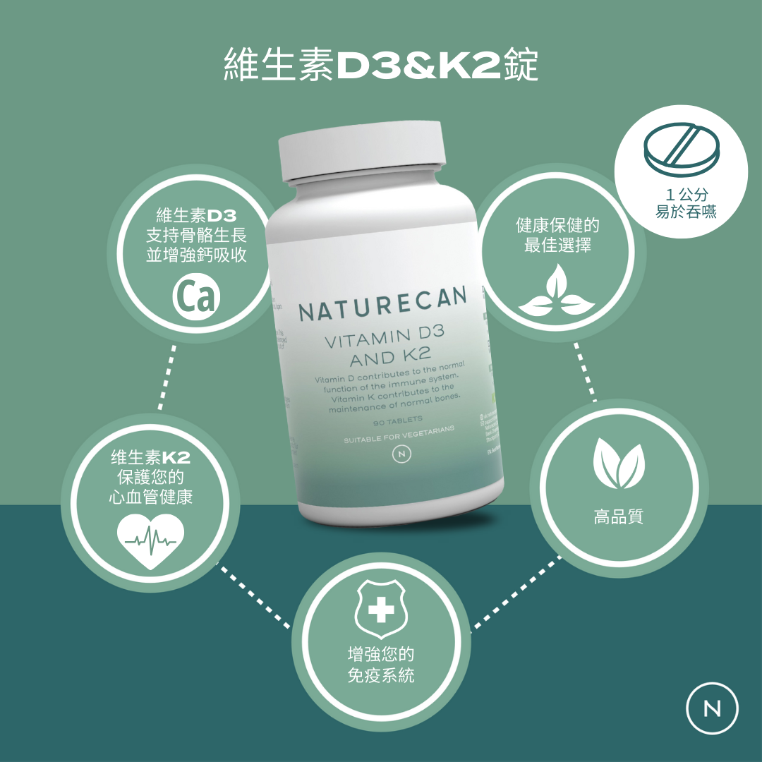 維生素D3&K2錠